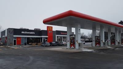 Petro Canada with McDonalds and extra land for future development