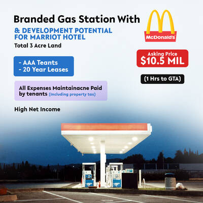 Branded Gas Station with McDonalds for Sale