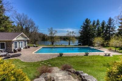 LAKE WATERFRONT WITH MANSION AND 2ND HOUSE & BARN FOR SALE