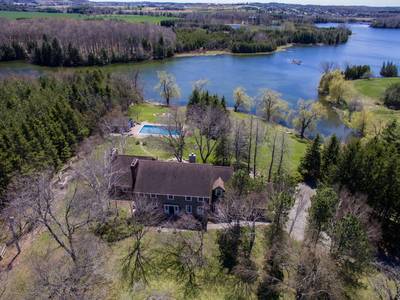 LAKE WATERFRONT WITH MANSION AND 2ND HOUSE & BARN FOR SALE