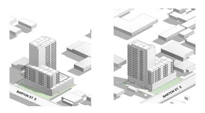 17 stories High Rise 207 rental units Zoned Land for Sale in Hamilton