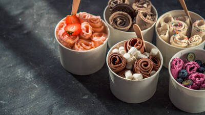 Ice Cream Rolls W/ Juice Bar For Sale, Orange County CA