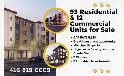 93 Residential & 12 Commercial Units for Sale 6.82% Cap Rate