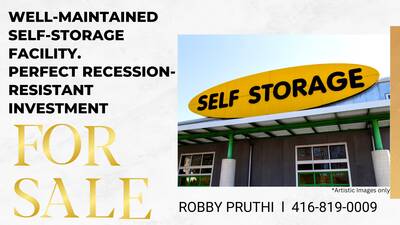 Well-maintained self-storage with 155 Unit in high traffic area