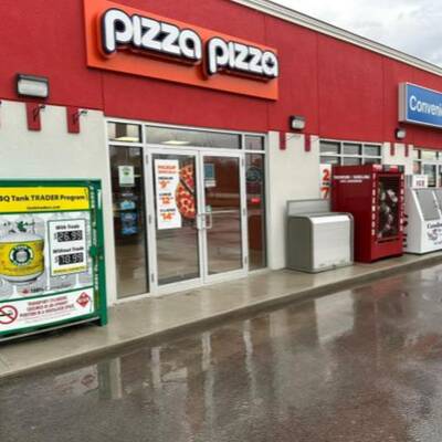 Esso Gas Station & Pizza Pizza Restaurant For Sale Near Toronto ON