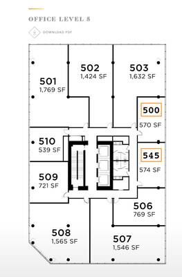 New AAA Office for Rent in The Heart of Richmond (500 - 6388 No. 3 Road)