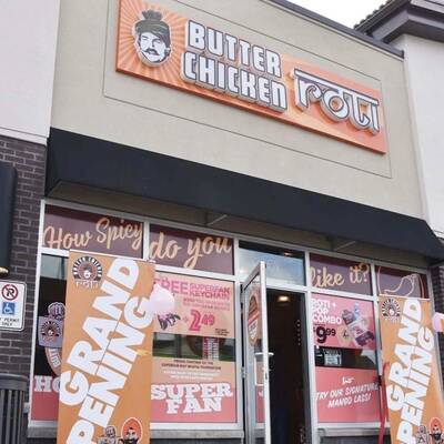 Butter Chicken Roti Indian Restaurant Franchise For Sale
