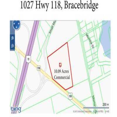 Commercial Land for Gas Station,  Cardlock, Truck Stop, Truck Repair for Sale in Bracebridge