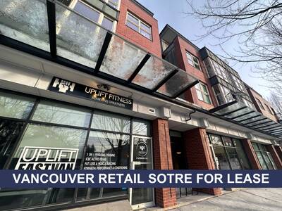 Vancouver Retail Store for Lease(3578 Fraser St)