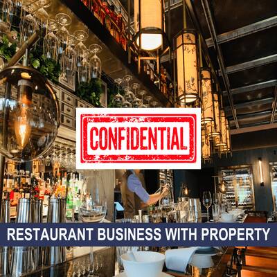 Property with a Prime Restaurant Business for Sale（Confidential）