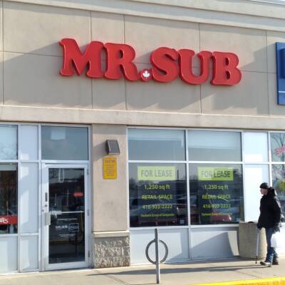 MR SUB FRANCHISE FOR SALE IN VAUGHAN