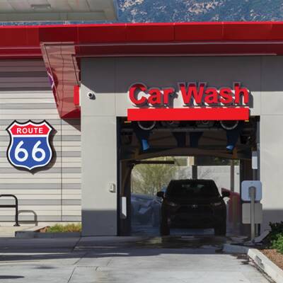 Gas Station with Coin & Auto Car Washes for Sale