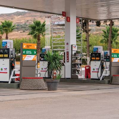 Branded Gas Station with McDonald