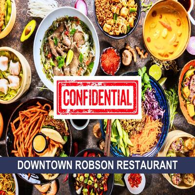 Downtown Vancouver Robson St Restaurant(MLS#C8059111)