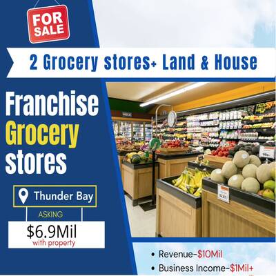 2 Grocery Stores Under Loblaw Contract With Property Plus Land & House