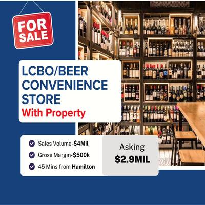 Lcbo, BeerStore & Grocery Market For Sale Near Hamilton