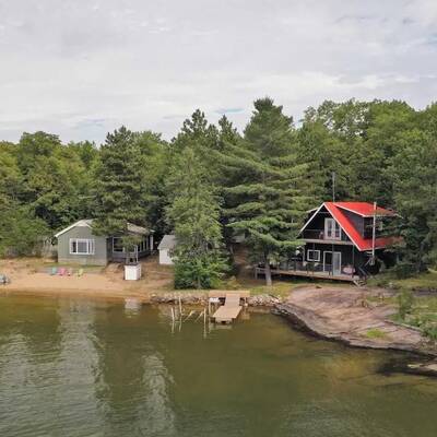 Island Property w/ 2 Cottages For Sale in Lake Nipissing, ON