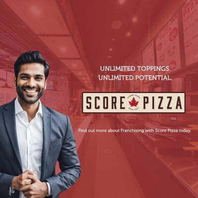 Score Pizza Restaurant Franchise For Sale In London, ON